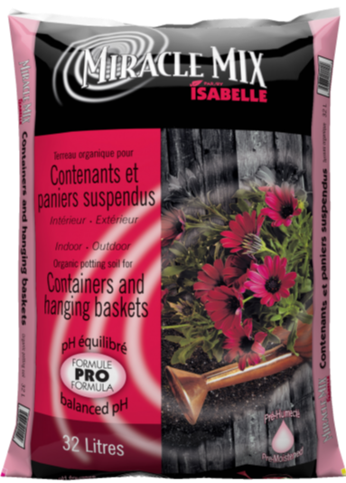 Terreau pour contenants et paniers suspendus