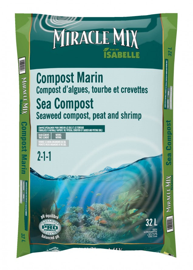 Compost marin biologique