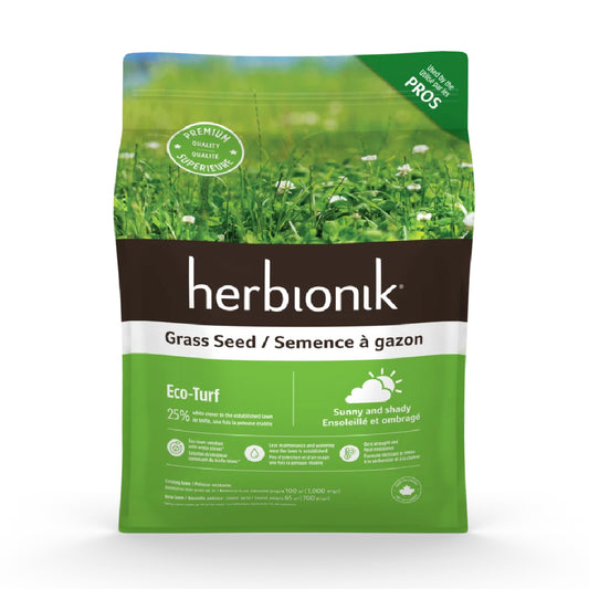 Semences Herbionik Eco Turf avec trèfle blanc