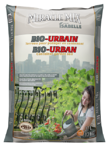 Terreau pour potager en contenant Bio-Urbain biologique