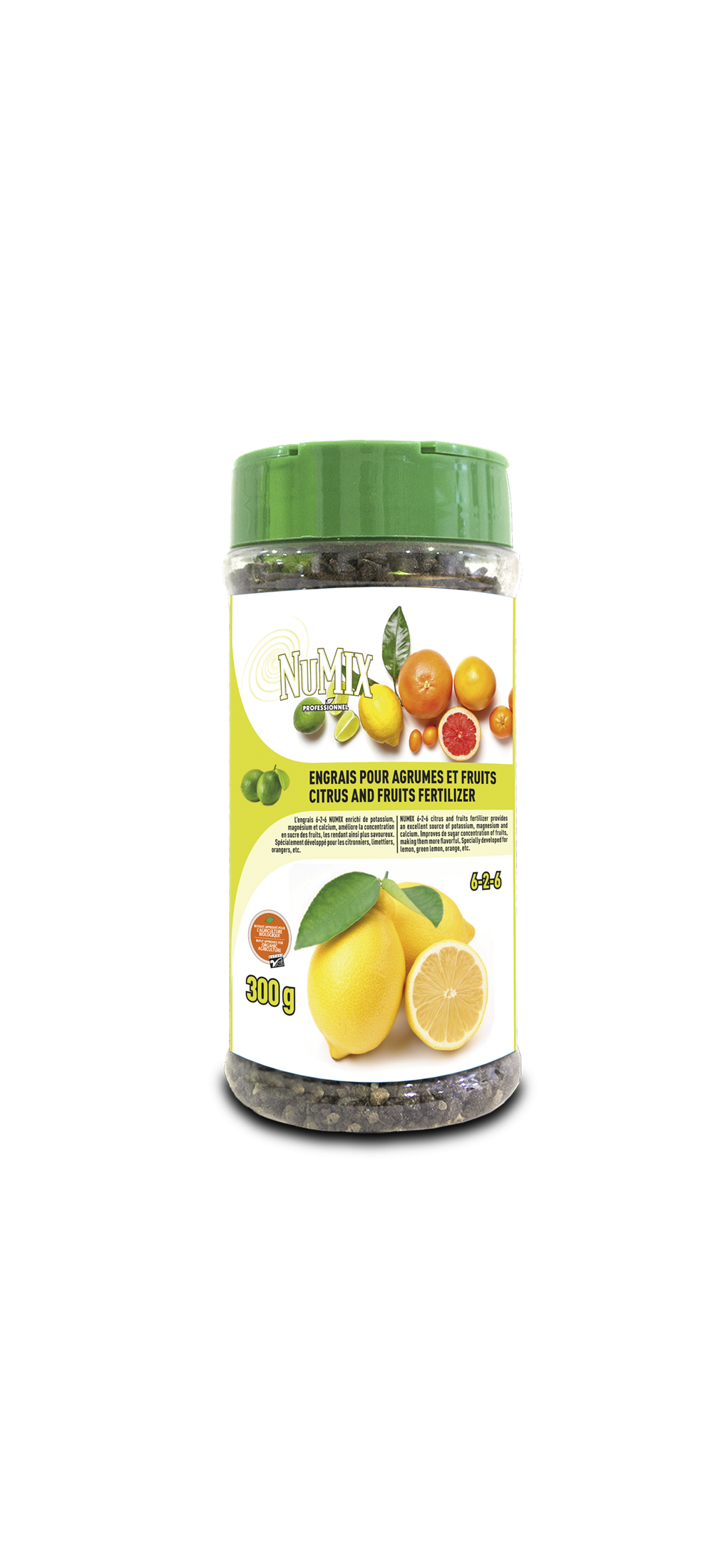 Engrais pour Agrumes et Fruits 6-2-6